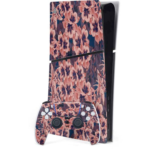 Dark Tapestry Floral PlayStation PS5 Skins