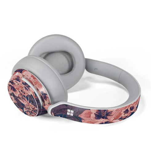 Dark Tapestry Floral Surface Headphones Skin