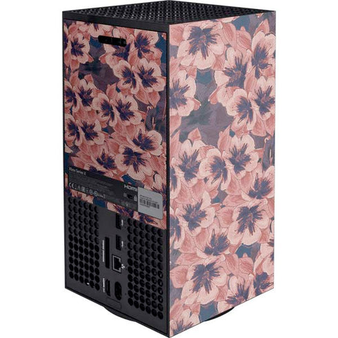 Dark Tapestry Floral XBox Series X Digital Edition Console Skin