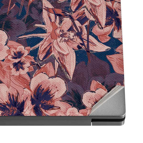 Dark Tapestry Floral Dell XPS Skin