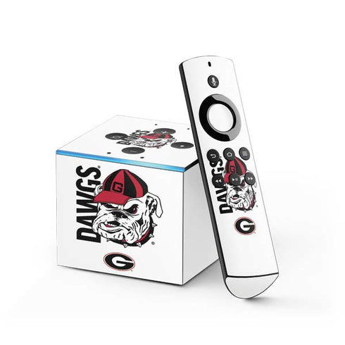University of Georgia Dawgs Fire TV Cube Skin