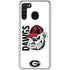 University of Georgia Dawgs Galaxy A21 Clear Case