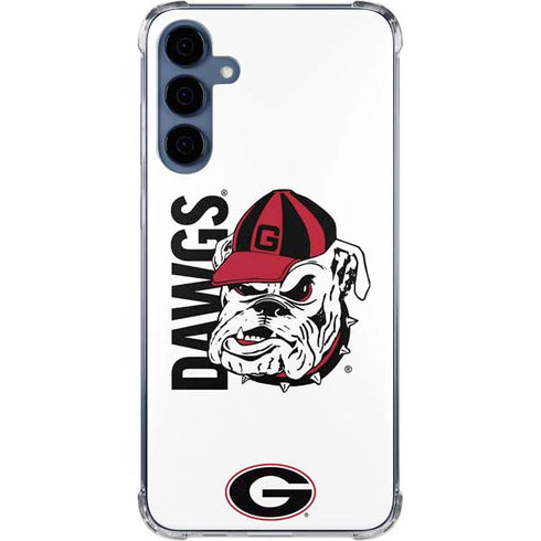 University of Georgia Dawgs Galaxy A55 5G Clear Case