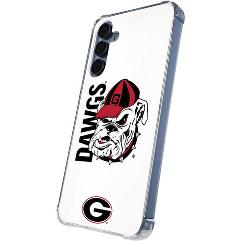 University of Georgia Dawgs Galaxy A55 5G Clear Case