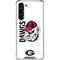 University of Georgia Dawgs Galaxy S24 FE Clear Case