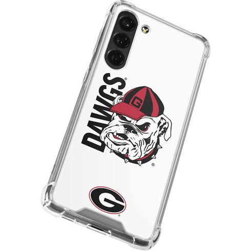 University of Georgia Dawgs Galaxy S24 FE Clear Case