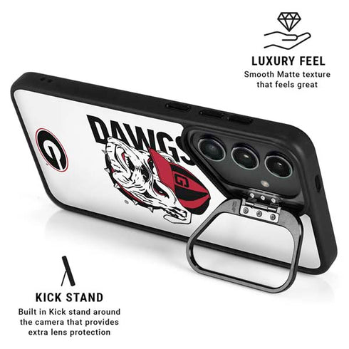 University of Georgia Dawgs Galaxy S24 Kickstand Case
