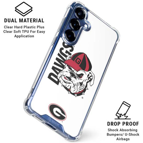 University of Georgia Dawgs Galaxy S25 Plus Clear Case
