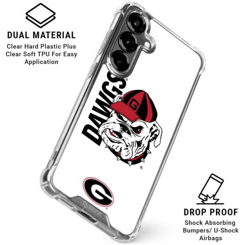 University of Georgia Dawgs Galaxy S26 Clear Case