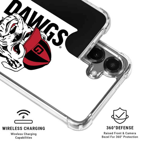 University of Georgia Dawgs Galaxy S26 Plus Clear Case