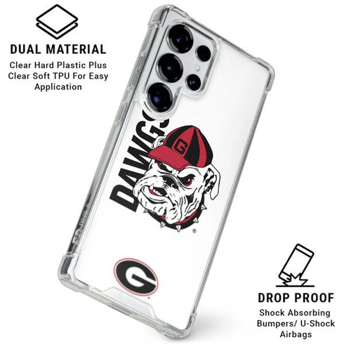 University of Georgia Dawgs Galaxy S26 Ultra Clear Case