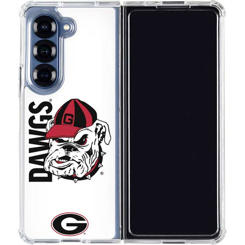 University of Georgia Dawgs Galaxy Z Fold6 Clear Case