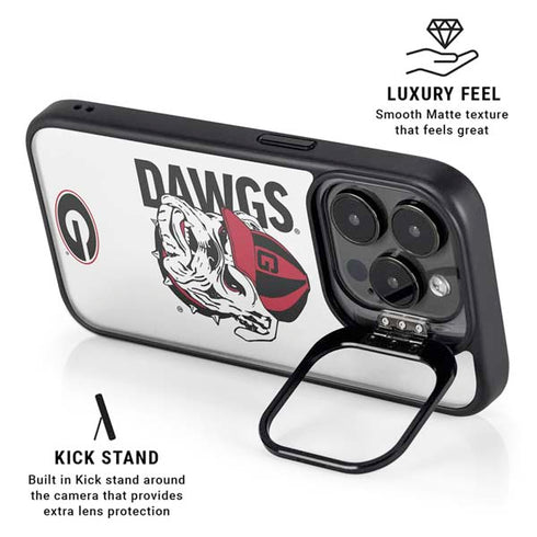 University of Georgia Dawgs iPhone 14 Pro Kickstand Case