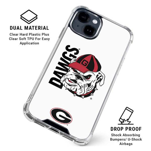 University of Georgia Dawgs iPhone 15 Clear Case
