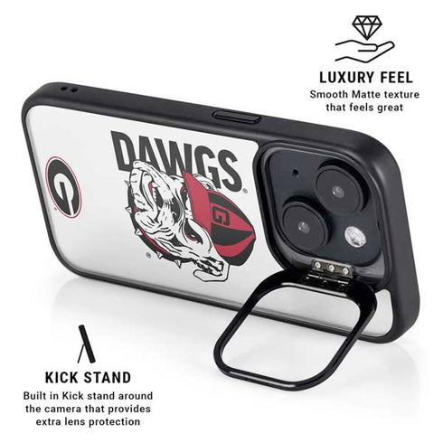 University of Georgia Dawgs iPhone 15 Kickstand Case