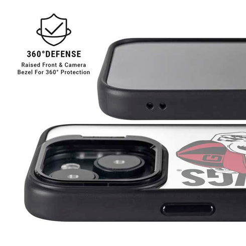 University of Georgia Dawgs iPhone 15 Kickstand Case