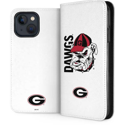 University of Georgia Dawgs iPhone 15 Plus Folio Case