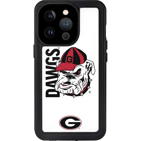 University of Georgia Dawgs iPhone 15 Pro Waterproof Case