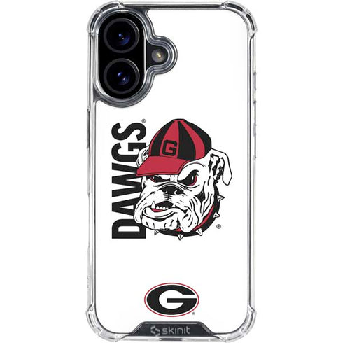 University of Georgia Dawgs iPhone 16 Clear Case