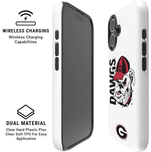 University of Georgia Dawgs iPhone 16 Magsafe Impact Case