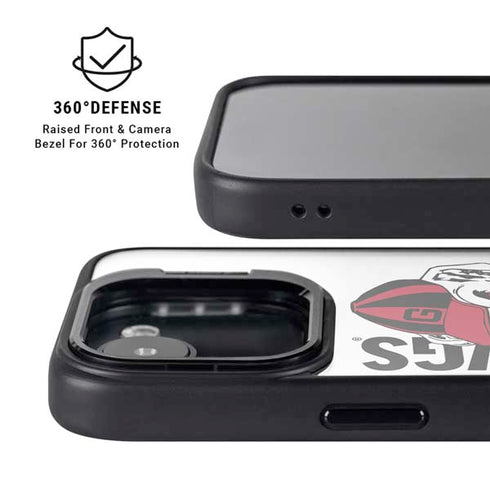 University of Georgia Dawgs iPhone 16e Kickstand Case