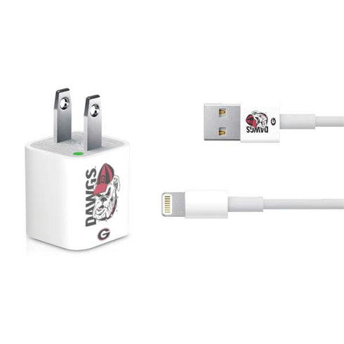 University of Georgia Dawgs iPhone Charger (5W USB) Skin