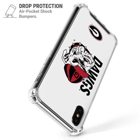 University of Georgia Dawgs iPhone X/XS Clear Case