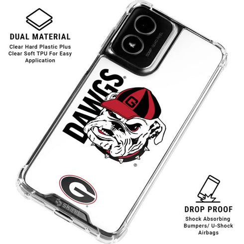 University of Georgia Dawgs Moto G Power 5G (2024) Clear Case
