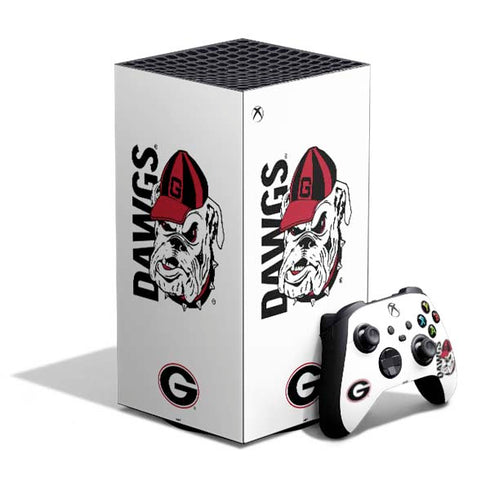 University of Georgia Dawgs XBox Series X Digital Edition Bundle Skin
