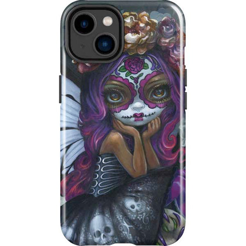 Day of the Dead Gothic Skull Fairy by Jasmine Becket-Griffith iPhone 15 Impact Case