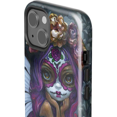 Day of the Dead Gothic Skull Fairy by Jasmine Becket-Griffith iPhone 15 Impact Case