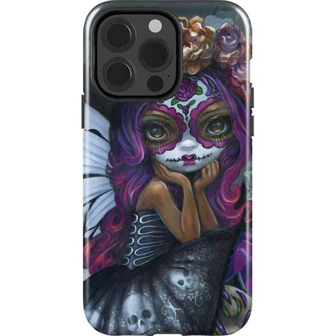 Day of the Dead Gothic Skull Fairy by Jasmine Becket-Griffith iPhone 15 Pro Impact Case