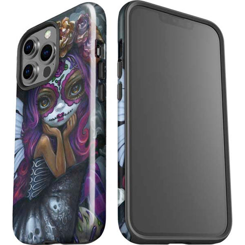 Day of the Dead Gothic Skull Fairy by Jasmine Becket-Griffith iPhone 15 Pro Impact Case