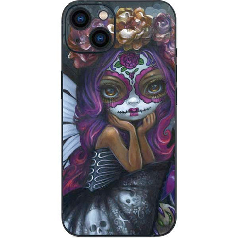 Day of the Dead Gothic Skull Fairy by Jasmine Becket-Griffith iPhone 15 Skin