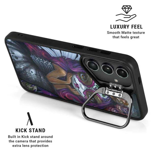 Day of the Dead Gothic Skull Fairy by Jasmine Becket-Griffith Galaxy S24 FE Kickstand Case