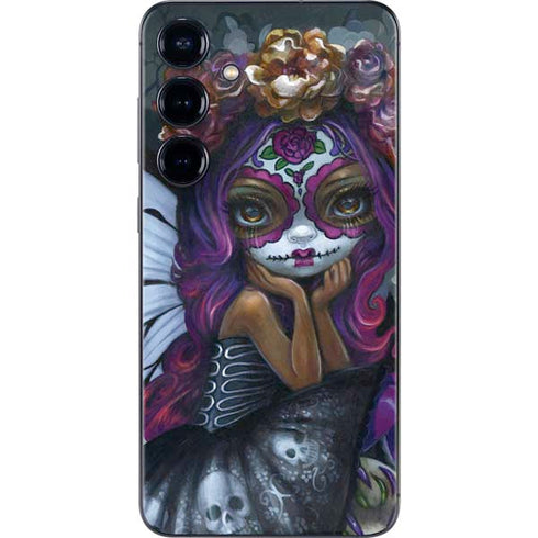 Day of the Dead Gothic Skull Fairy by Jasmine Becket-Griffith Galaxy S24 Plus Skin
