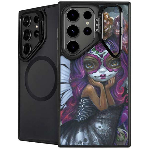Day of the Dead Gothic Skull Fairy by Jasmine Becket-Griffith Galaxy S24 Ultra Kickstand Case