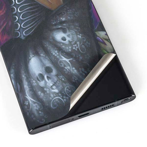 Day of the Dead Gothic Skull Fairy by Jasmine Becket-Griffith Galaxy S24 Ultra Skin