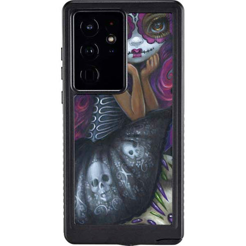 Day of the Dead Gothic Skull Fairy by Jasmine Becket-Griffith Galaxy Cases