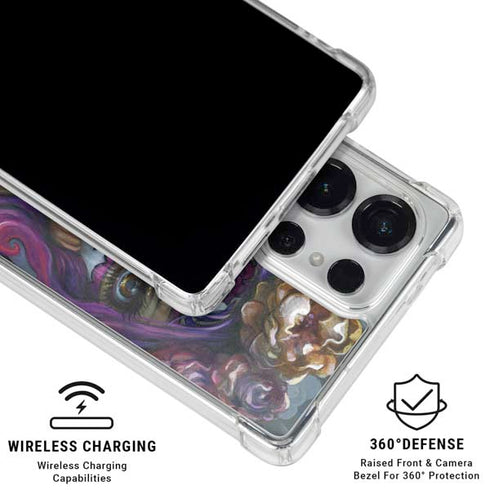 Day of the Dead Gothic Skull Fairy by Jasmine Becket-Griffith Galaxy S25 Ultra Clear Case