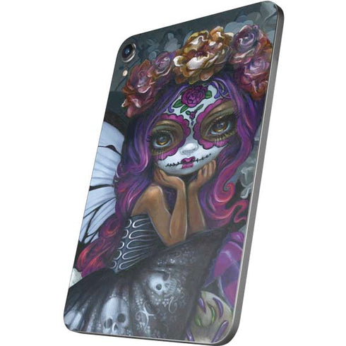 Day of the Dead Gothic Skull Fairy by Jasmine Becket-Griffith Apple iPad Mini Skin