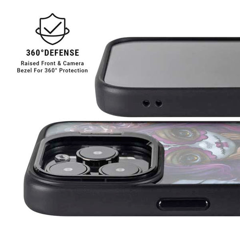 Day of the Dead Gothic Skull Fairy by Jasmine Becket-Griffith iPhone 15 Pro Max Kickstand Case