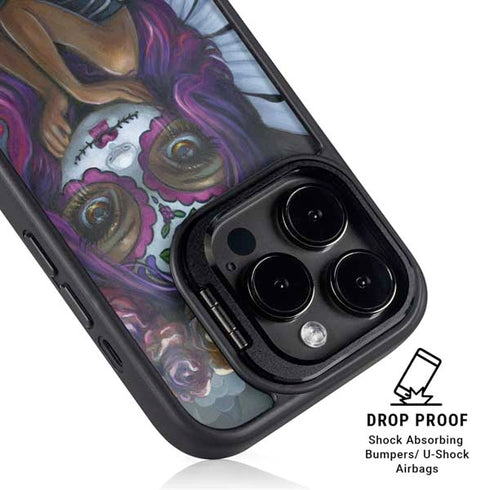 Day of the Dead Gothic Skull Fairy by Jasmine Becket-Griffith iPhone 15 Pro Max Kickstand Case