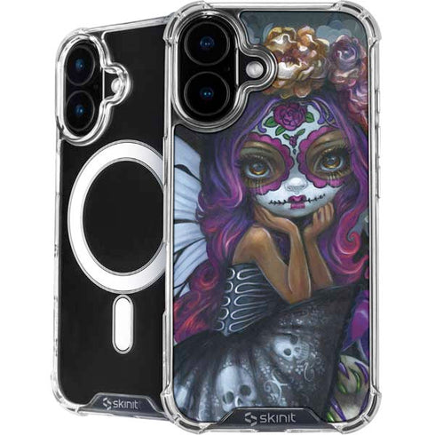 Day of the Dead Gothic Skull Fairy by Jasmine Becket-Griffith iPhone 16 MagSafe Case