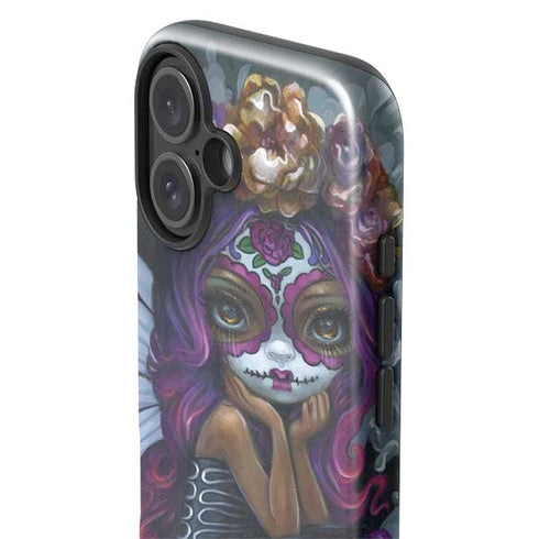 Day of the Dead Gothic Skull Fairy by Jasmine Becket-Griffith iPhone 16 Plus Impact Case