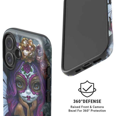 Day of the Dead Gothic Skull Fairy by Jasmine Becket-Griffith iPhone 16 Plus Magsafe Impact Case