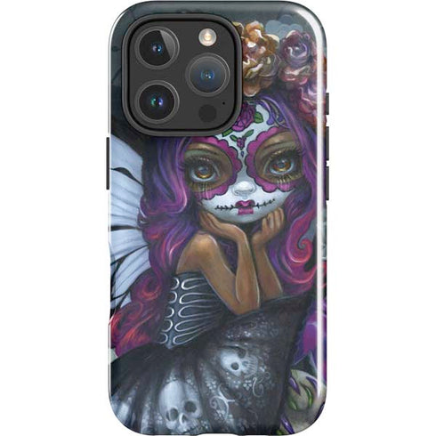Day of the Dead Gothic Skull Fairy by Jasmine Becket-Griffith iPhone 16 Pro Impact Case