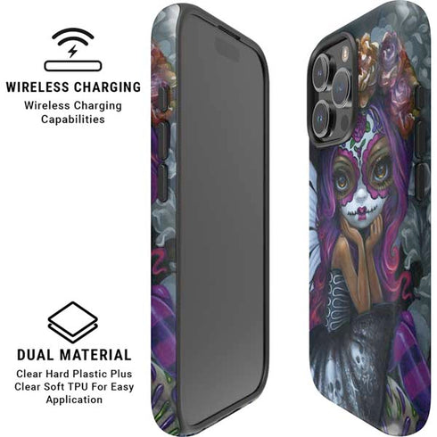 Day of the Dead Gothic Skull Fairy by Jasmine Becket-Griffith iPhone 16 Pro Magsafe Impact Case