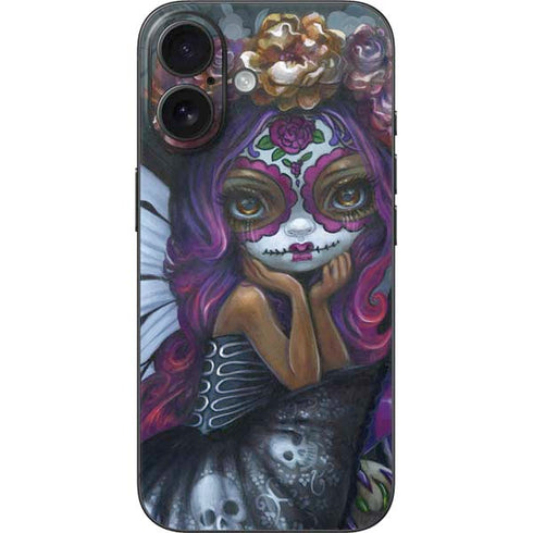 Day of the Dead Gothic Skull Fairy by Jasmine Becket-Griffith iPhone 16 Skin