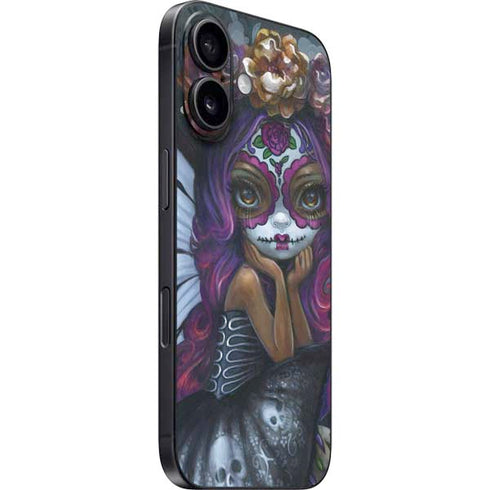 Day of the Dead Gothic Skull Fairy by Jasmine Becket-Griffith iPhone 16 Skin